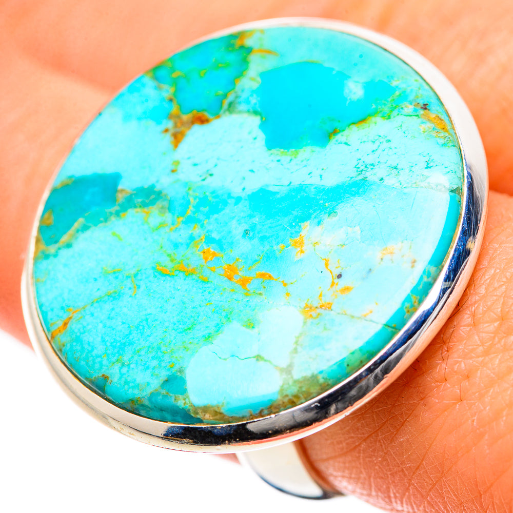 Chrysocolla Rings handcrafted by Anasilvercos - RING133498