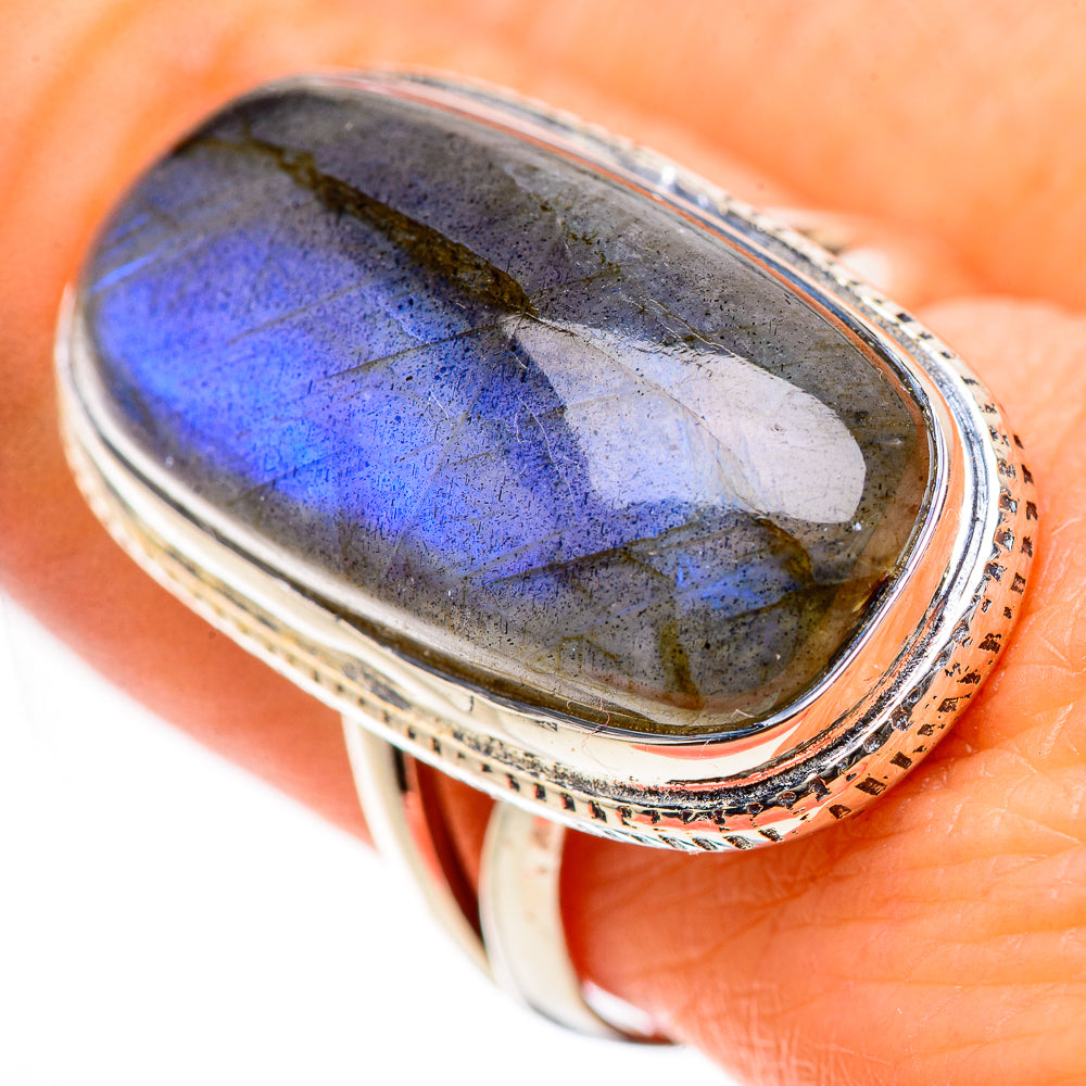 Labradorite Rings handcrafted by Anasilvercos - RING133513