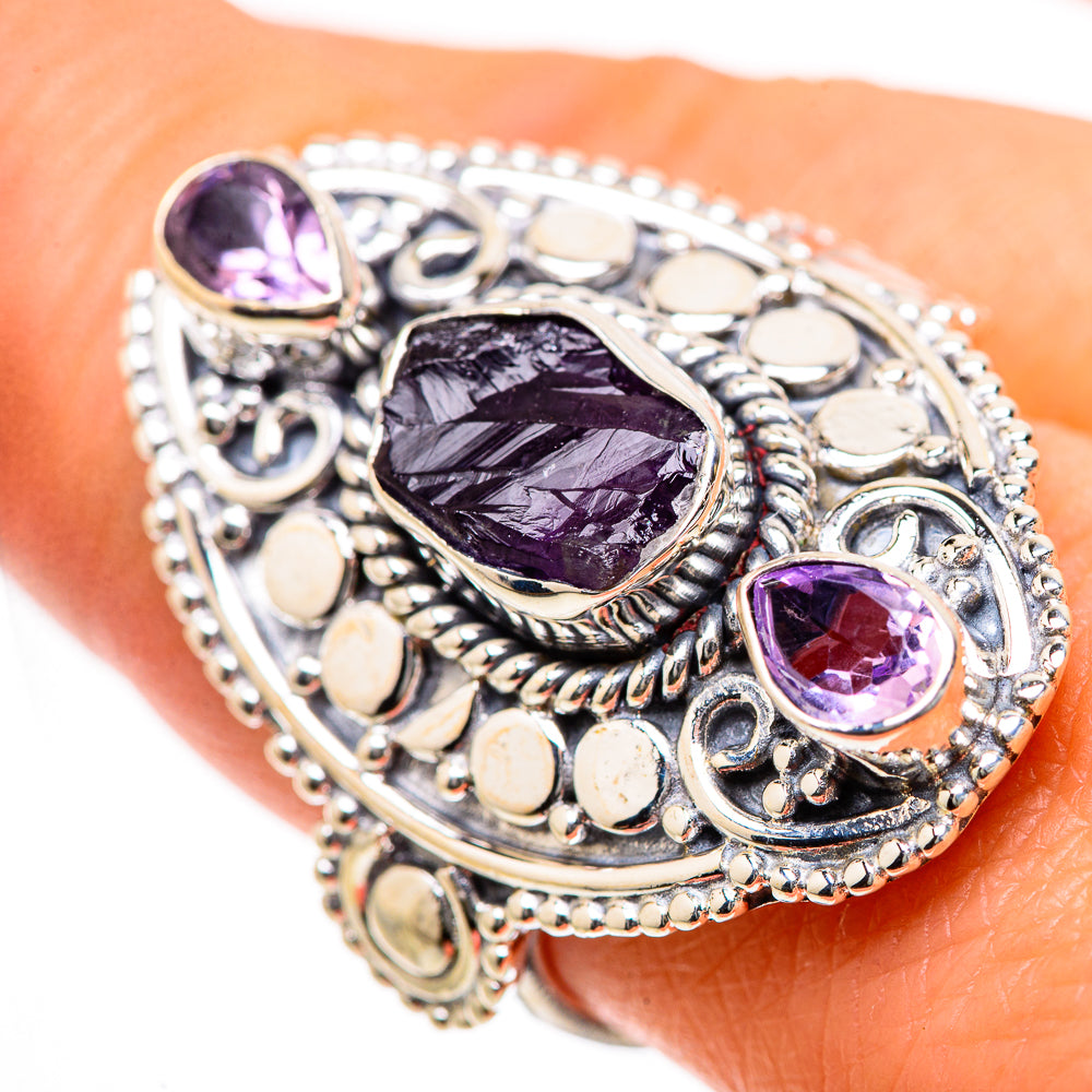 Amethyst Rings handcrafted by Anasilvercos - RING133520