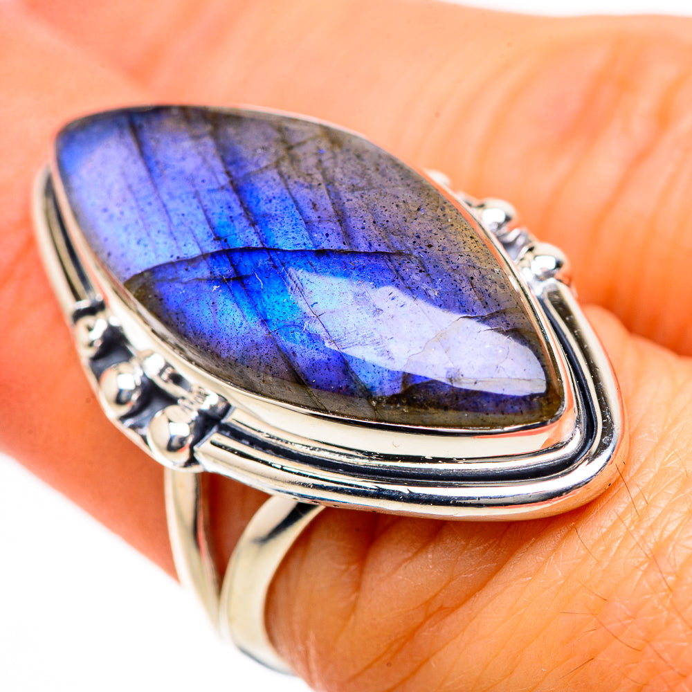 Labradorite Rings handcrafted by Anasilvercos - RING133530