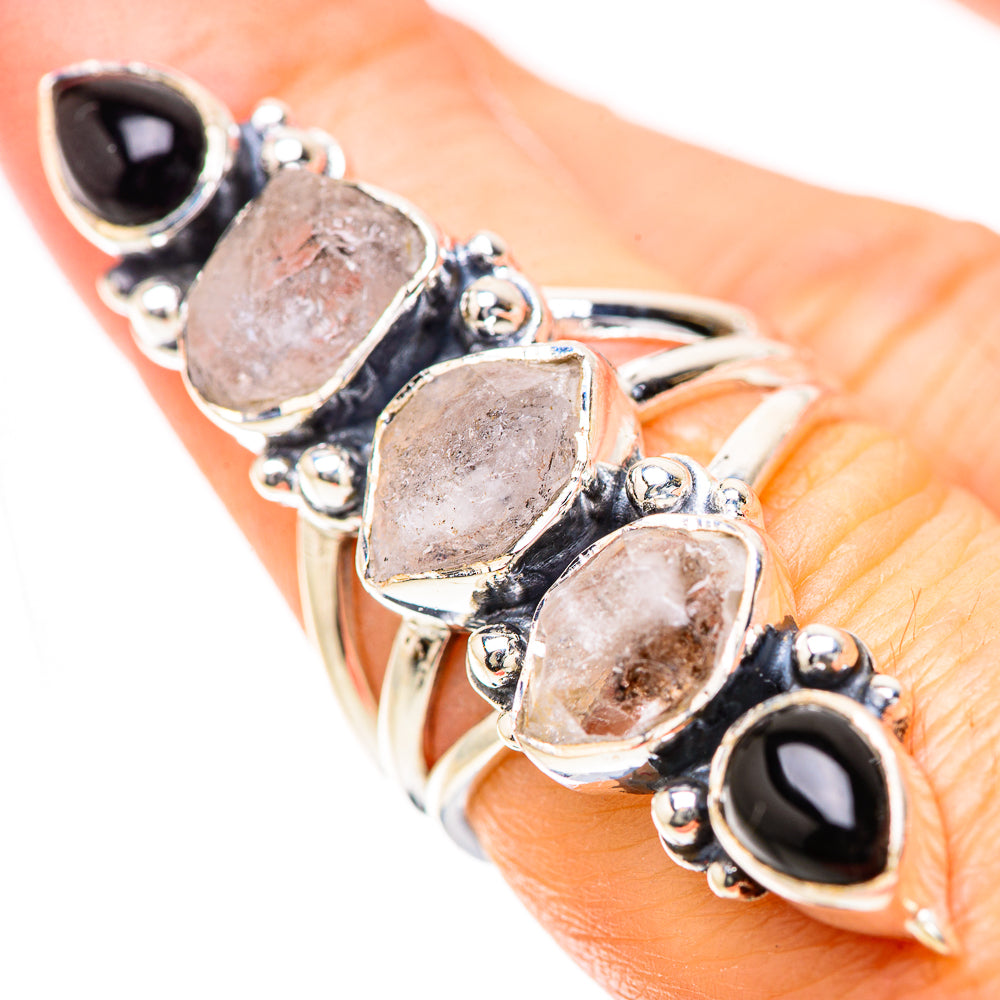 Herkimer Diamond Rings handcrafted by Anasilvercos - RING133552