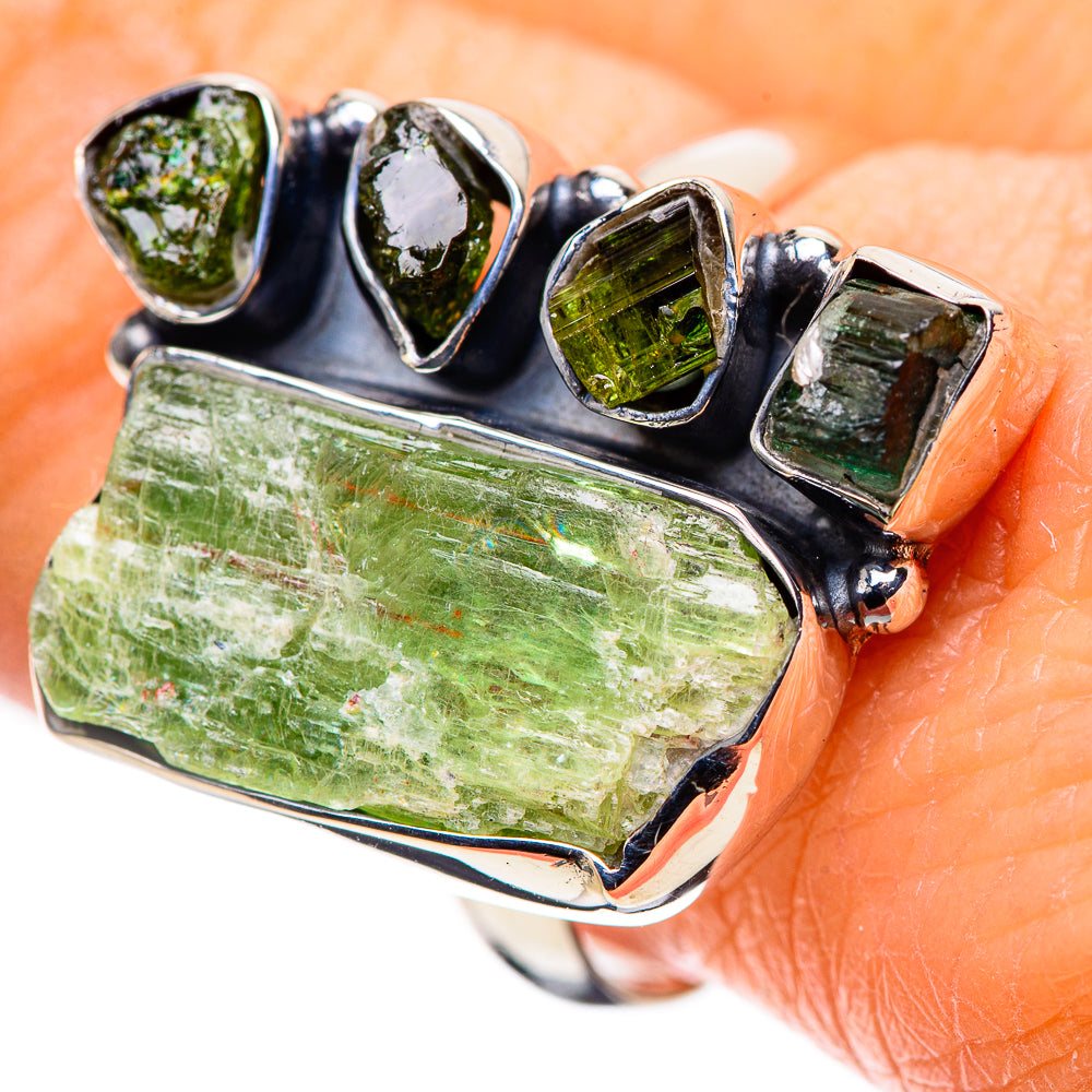 Peridot Rings handcrafted by Anasilvercos - RING133610