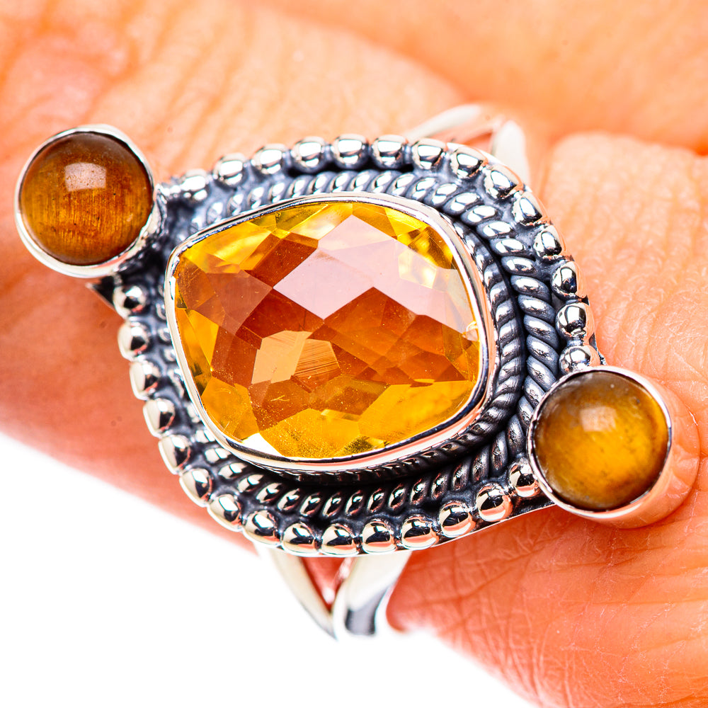 Citrine Rings handcrafted by Anasilvercos - RING133614