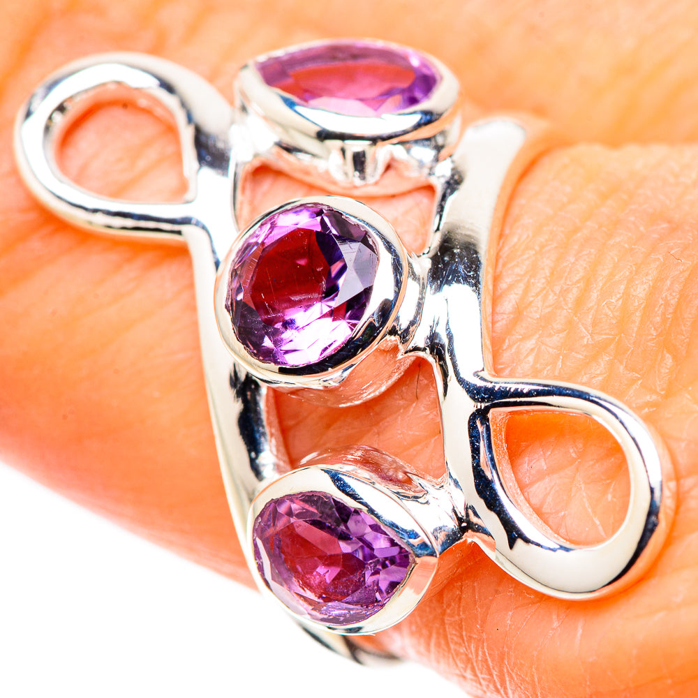 Amethyst Rings handcrafted by Anasilvercos - RING133652