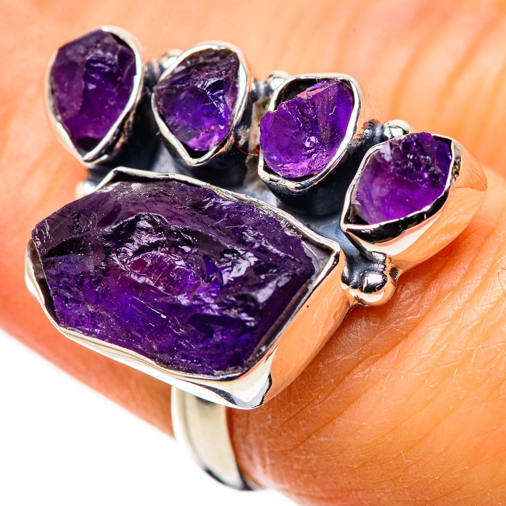 Amethyst Rings handcrafted by Anasilvercos - RING133653