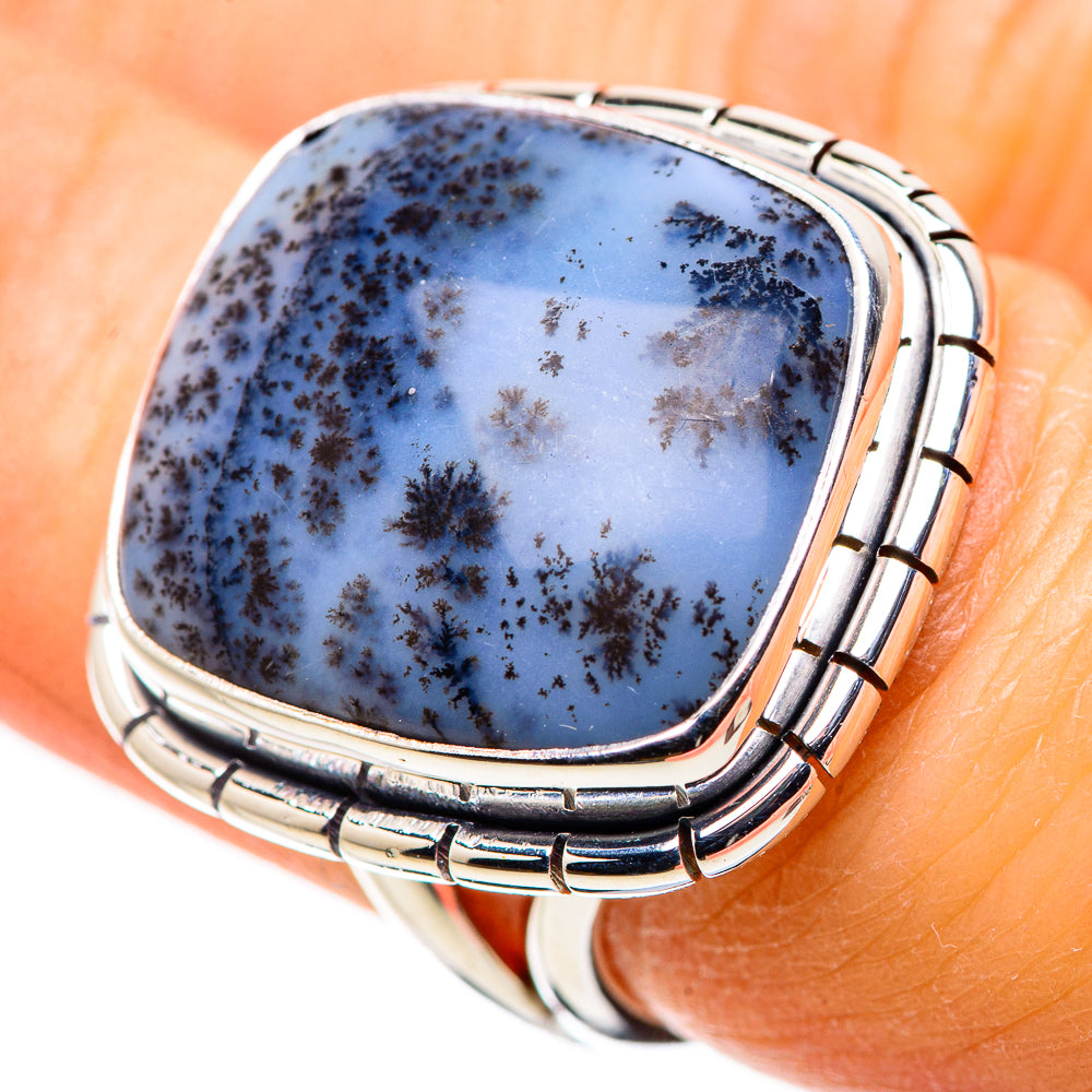 Dendritic Opal Rings handcrafted by Anasilvercos - RING133654