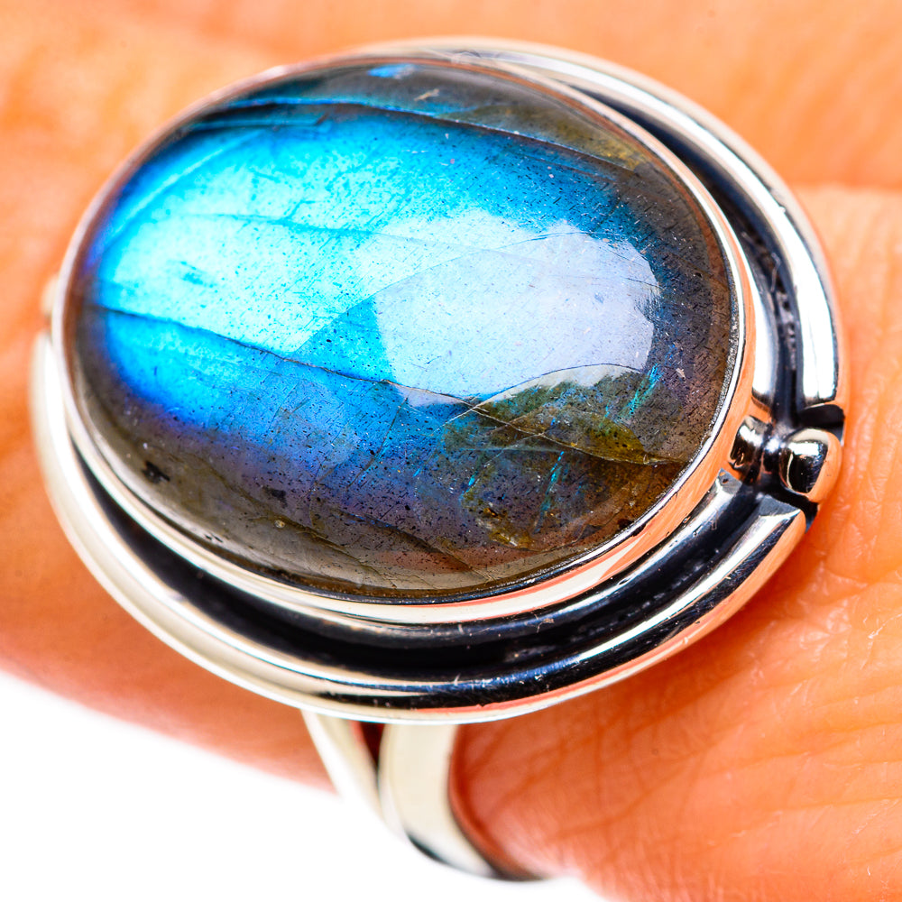Labradorite Rings handcrafted by Anasilvercos - RING133666