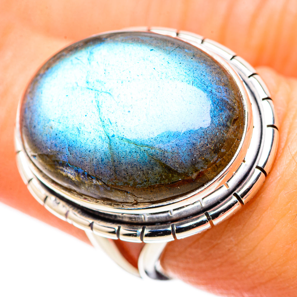 Labradorite Rings handcrafted by Anasilvercos - RING133698