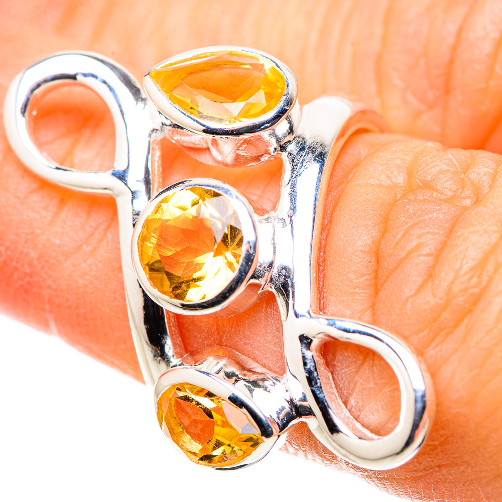 Citrine Rings handcrafted by Anasilvercos - RING133705