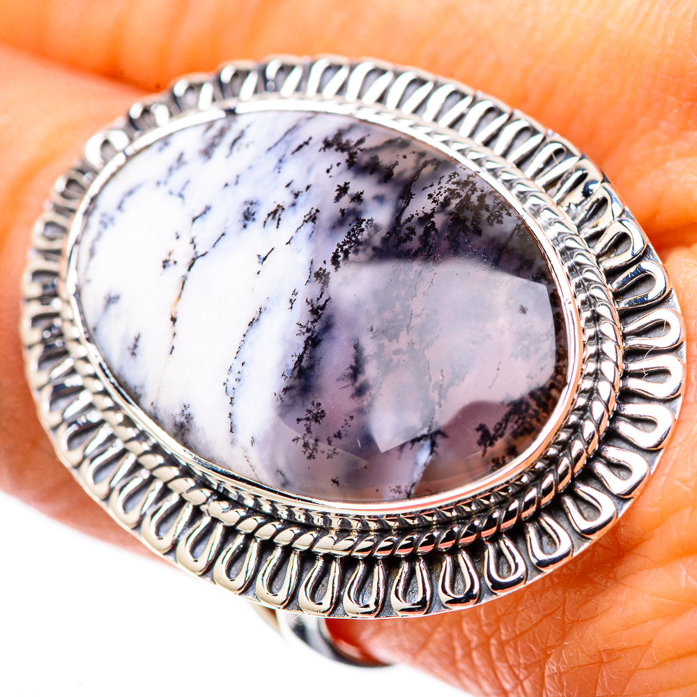 Dendritic Opal Rings handcrafted by Anasilvercos - RING133714