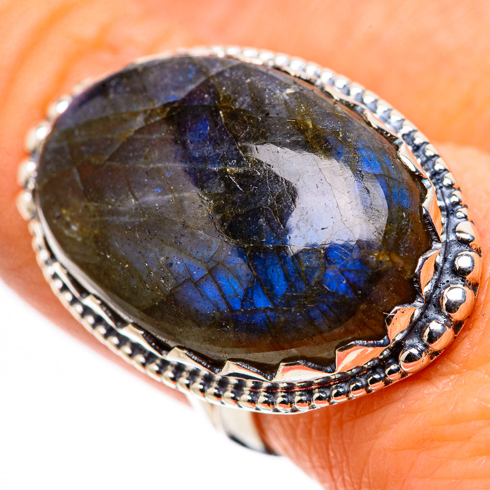 Labradorite Rings handcrafted by Anasilvercos - RING133752