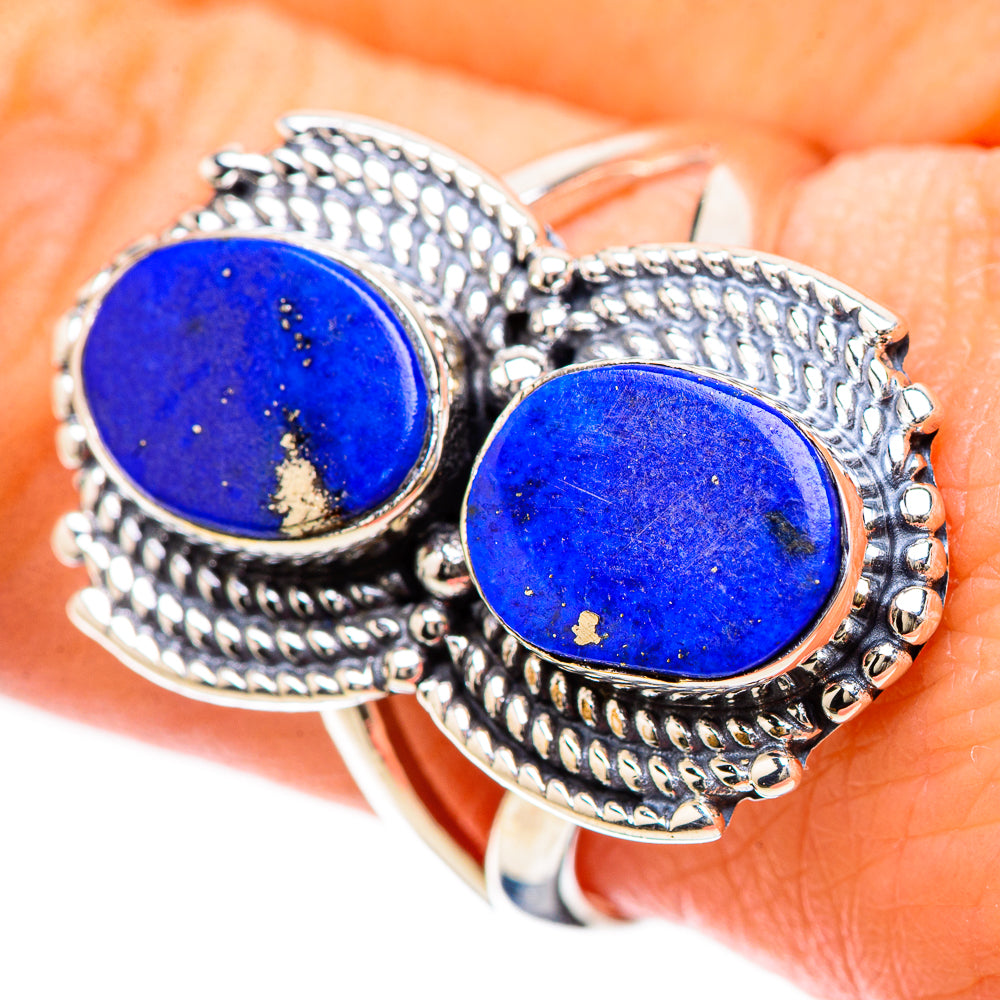 Lapis Lazuli Rings handcrafted by Anasilvercos - RING133763