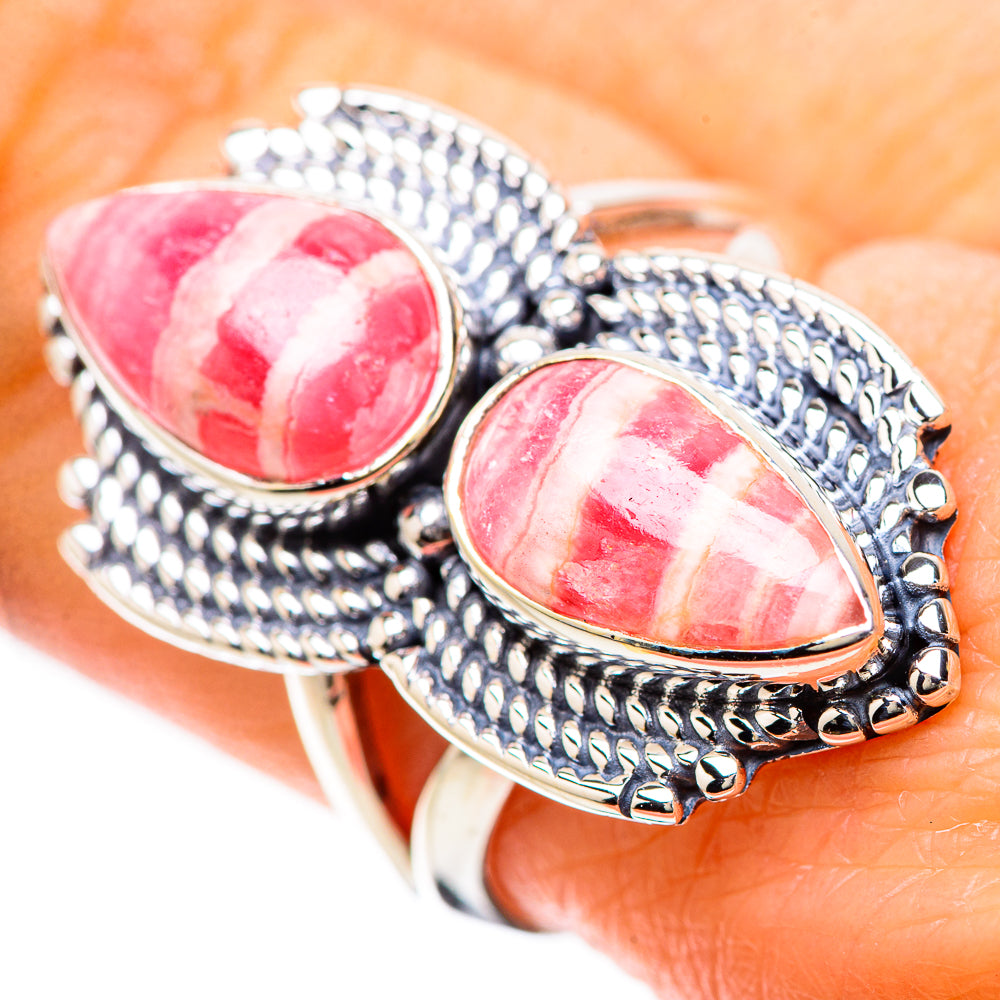 Rhodochrosite Rings handcrafted by Anasilvercos - RING133773