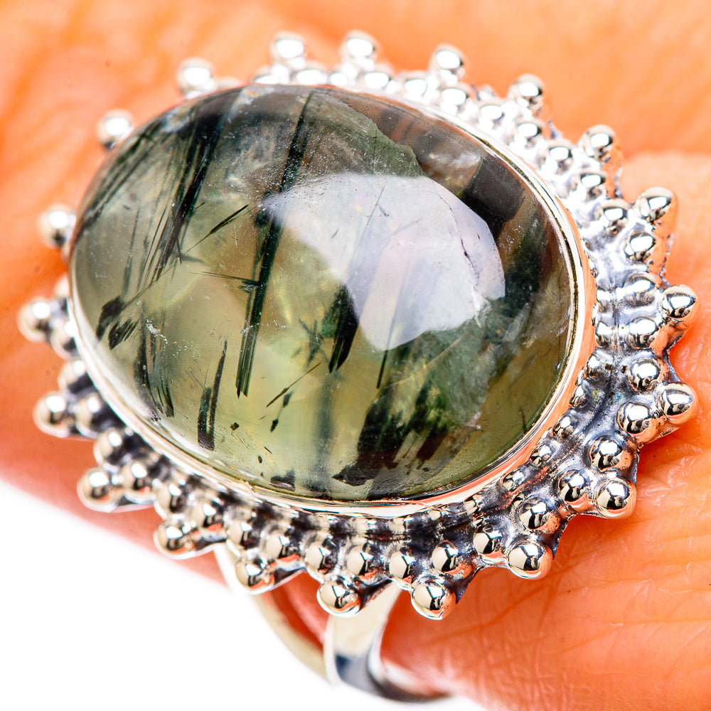 Prehnite Rings handcrafted by Anasilvercos - RING133830