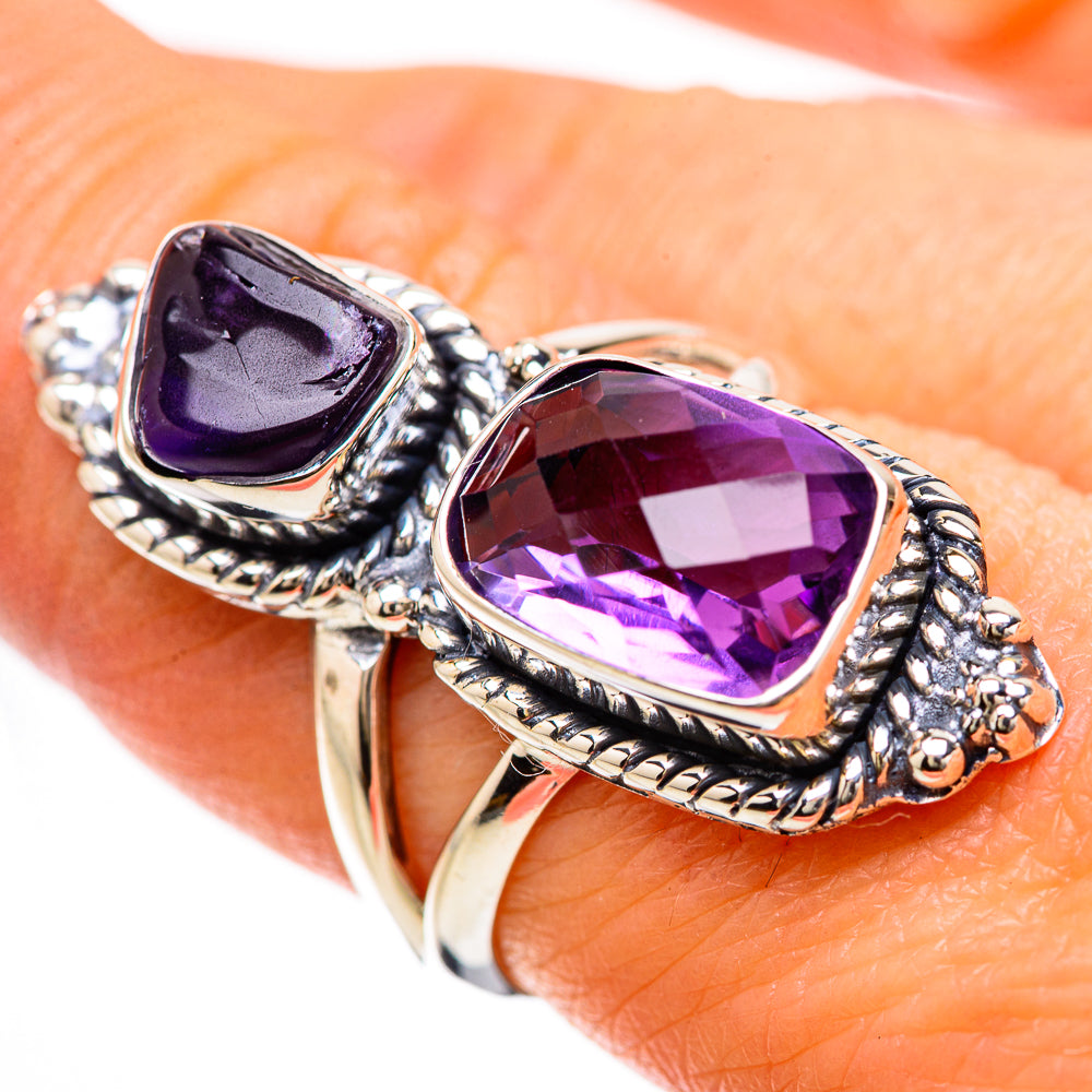 Amethyst Rings handcrafted by Anasilvercos - RING133838