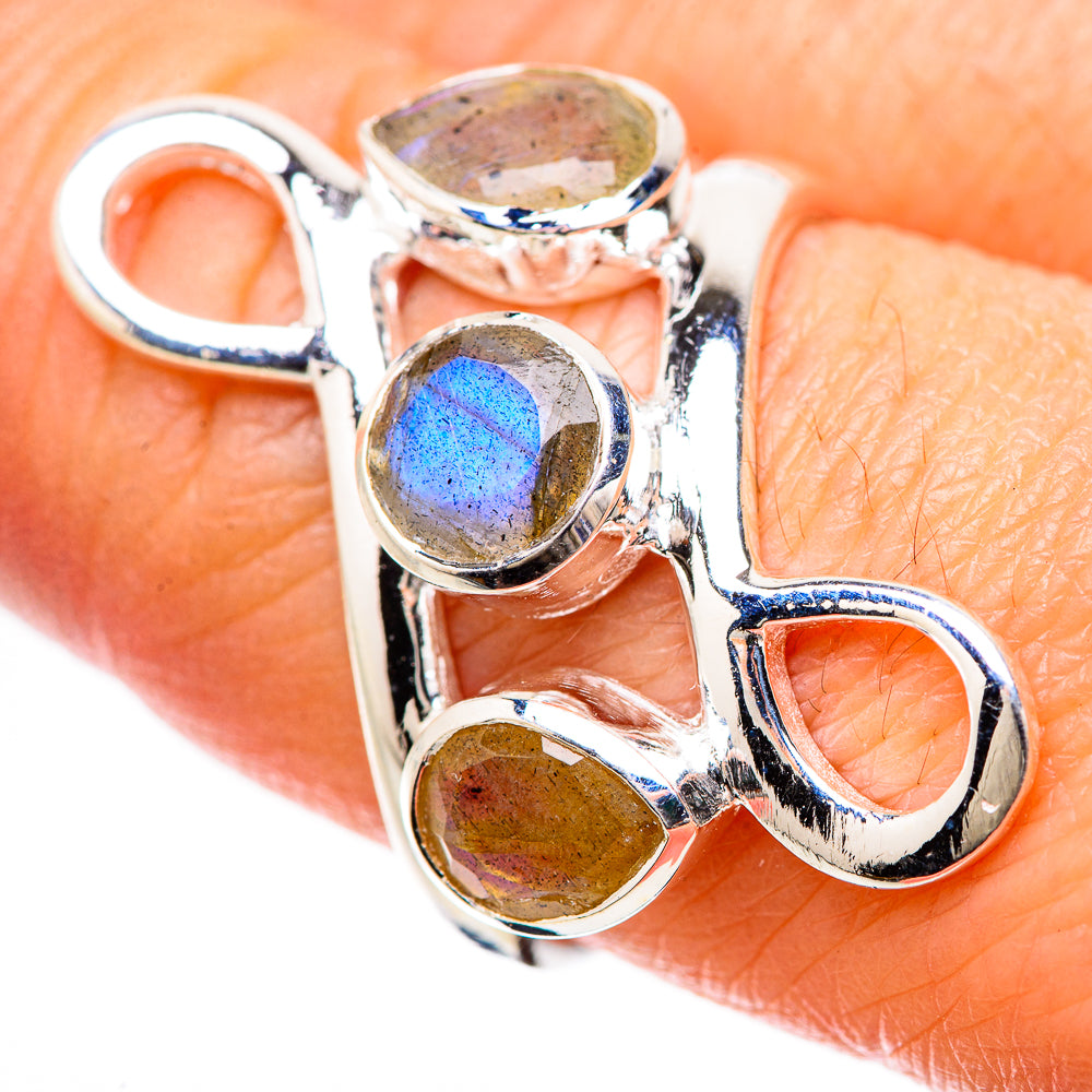 Labradorite Rings handcrafted by Anasilvercos - RING133857