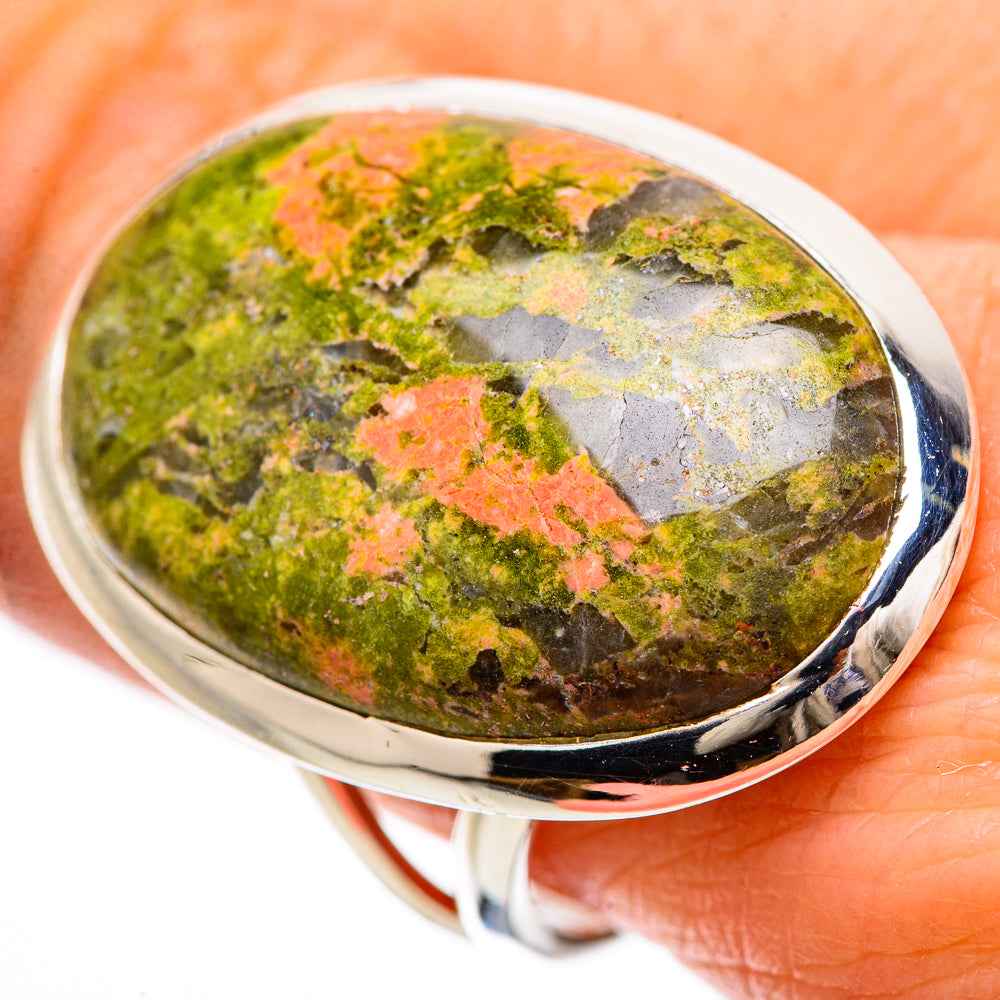 Unakite Rings handcrafted by Anasilvercos - RING133860