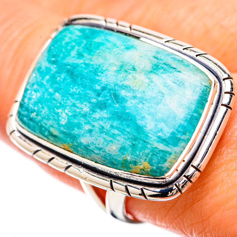 Amazonite Rings handcrafted by Anasilvercos - RING133865