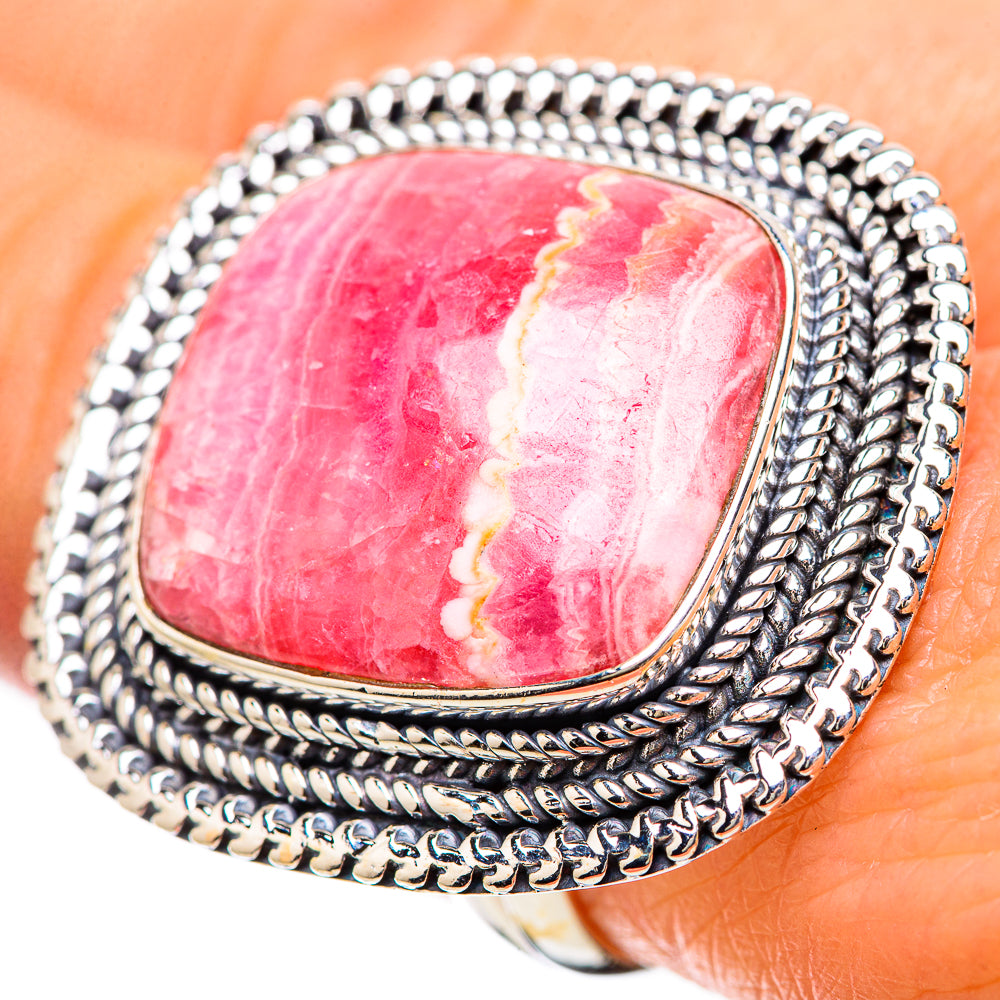Rhodochrosite Rings handcrafted by Anasilvercos - RING133870