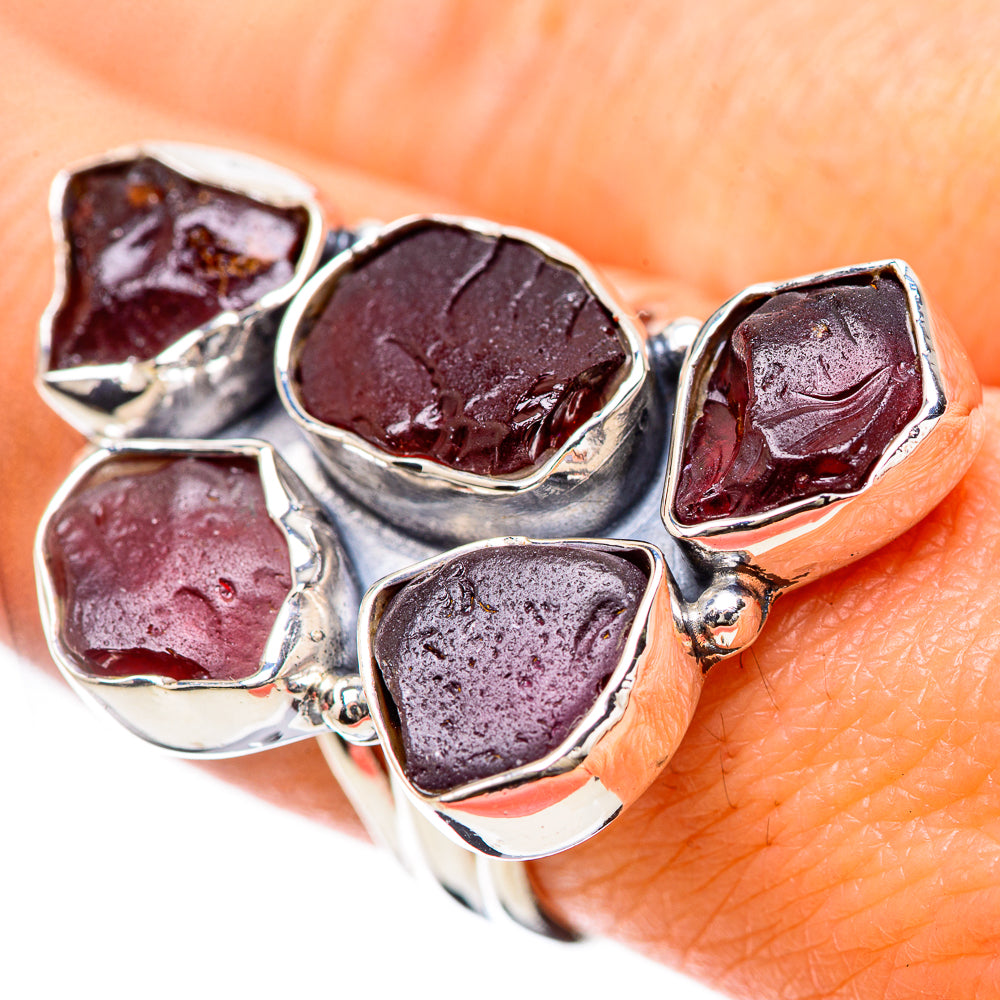 Garnet Rings handcrafted by Anasilvercos - RING133872