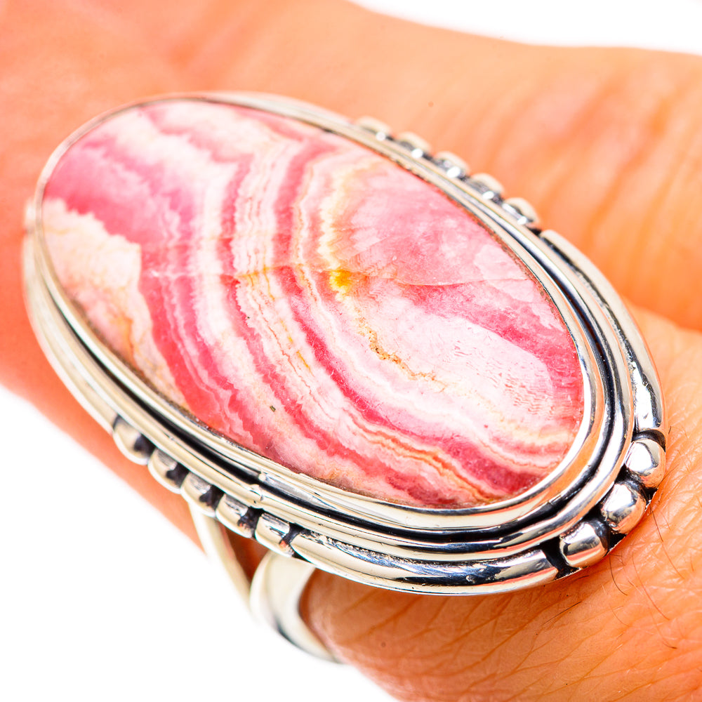 Rhodochrosite Rings handcrafted by Anasilvercos - RING133900