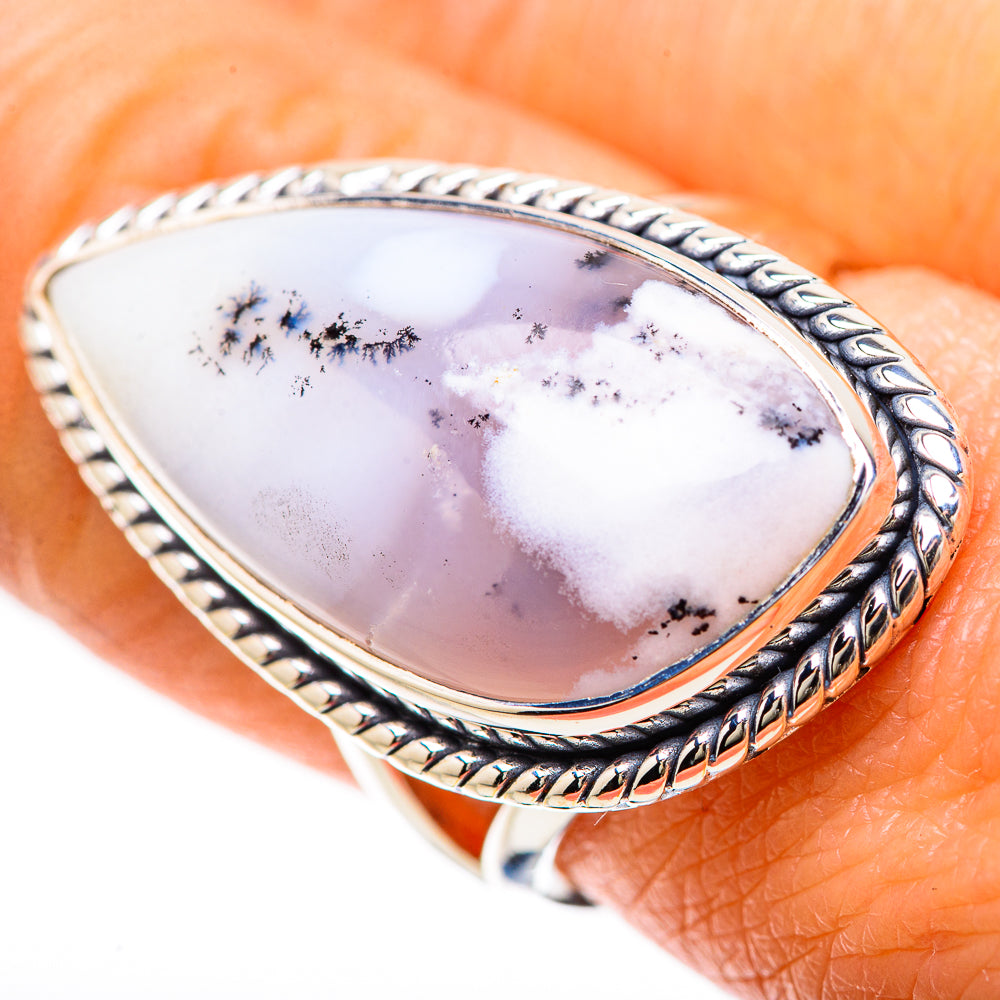Dendritic Opal Rings handcrafted by Anasilvercos - RING133906