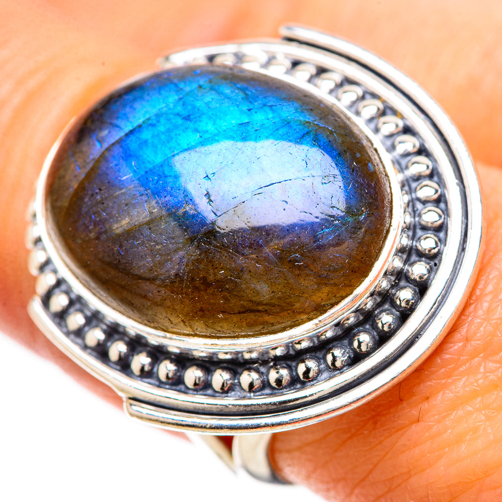 Labradorite Rings handcrafted by Anasilvercos - RING133914