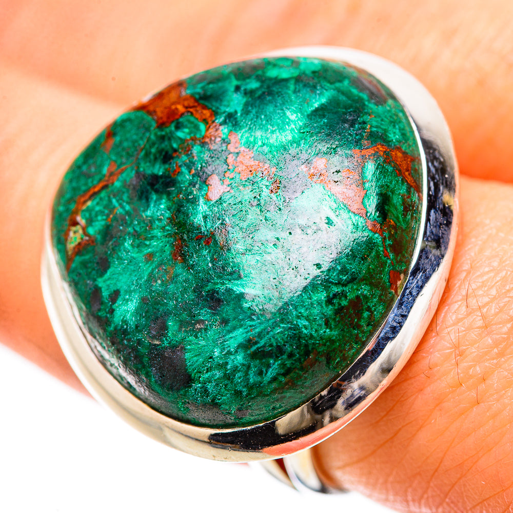 Malachite Rings handcrafted by Anasilvercos - RING133919