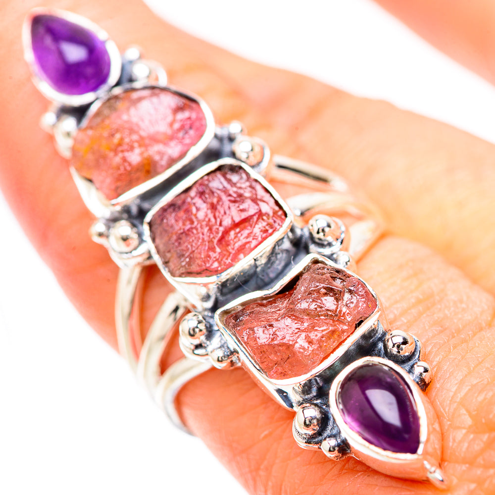Rose Quartz Rings handcrafted by Anasilvercos - RING133925