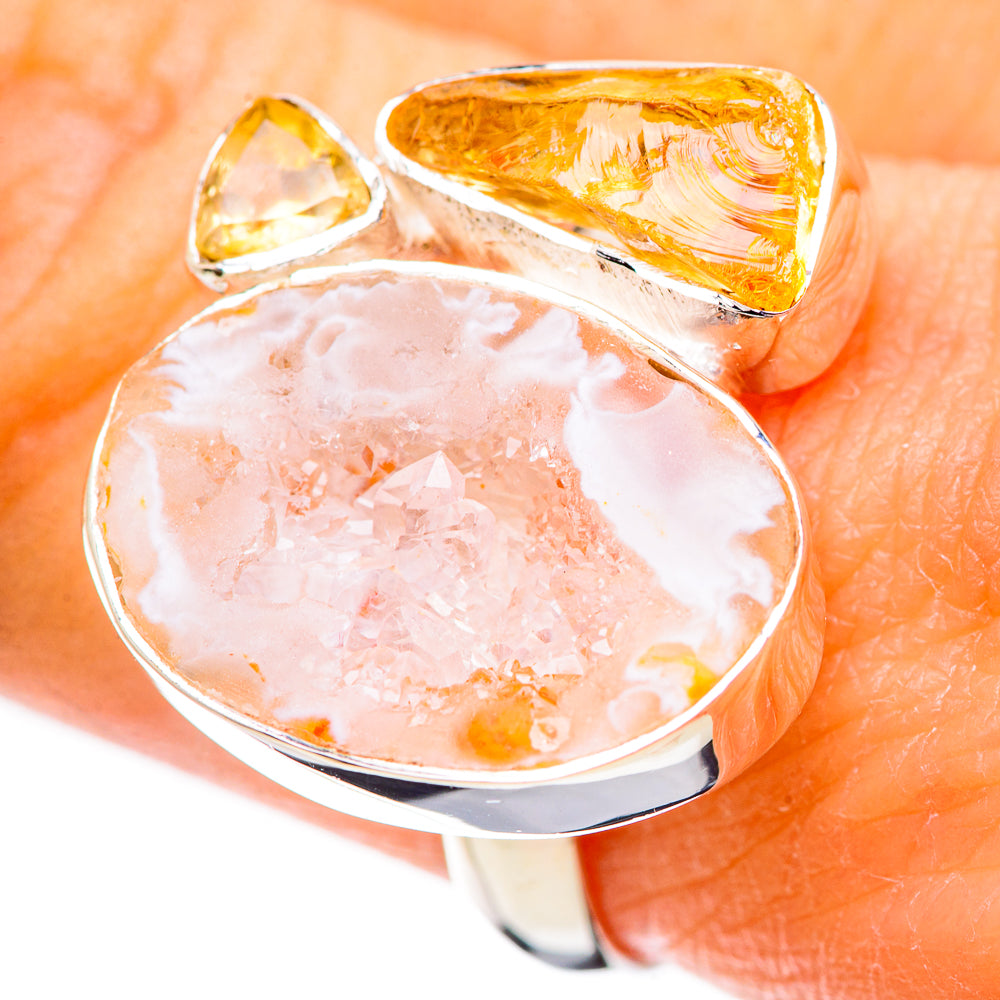 Occo Geode Slice Rings handcrafted by Anasilvercos - RING133973