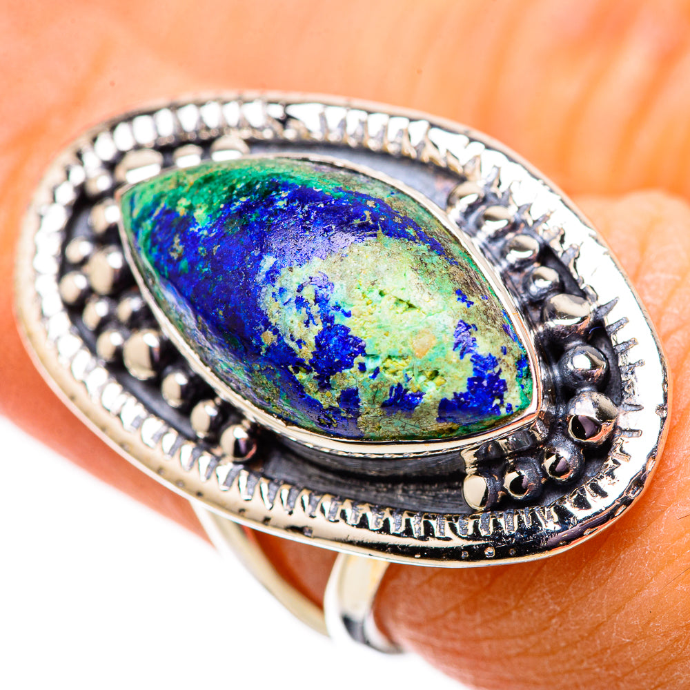 Azurite Rings handcrafted by Anasilvercos - RING133982