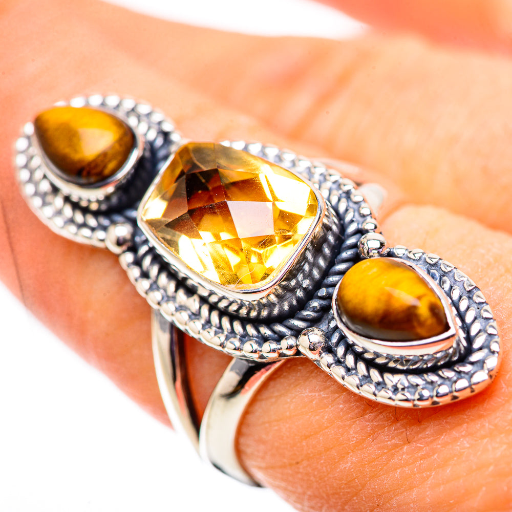 Citrine Rings handcrafted by Anasilvercos - RING133999