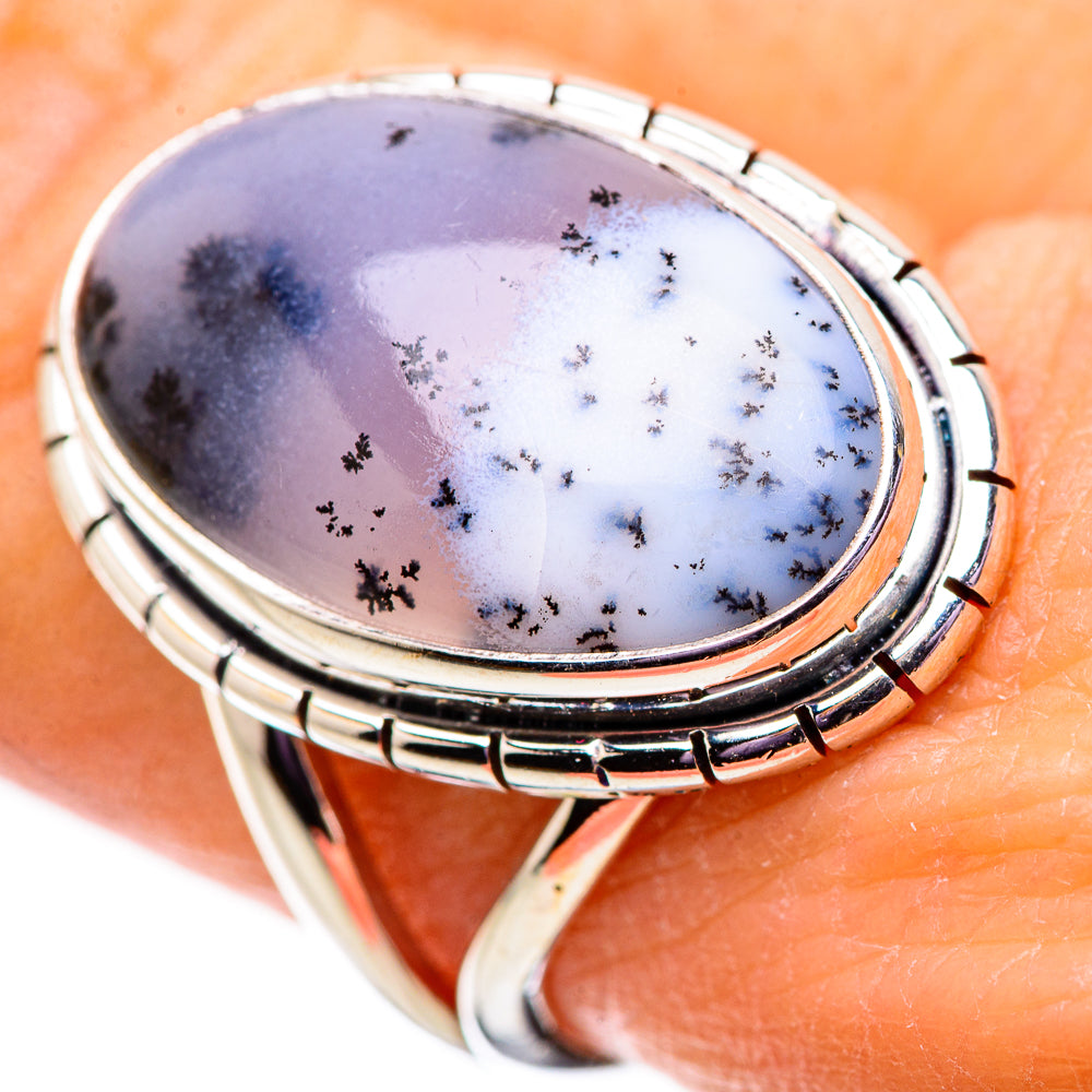 Dendritic Opal Rings handcrafted by Anasilvercos - RING134006