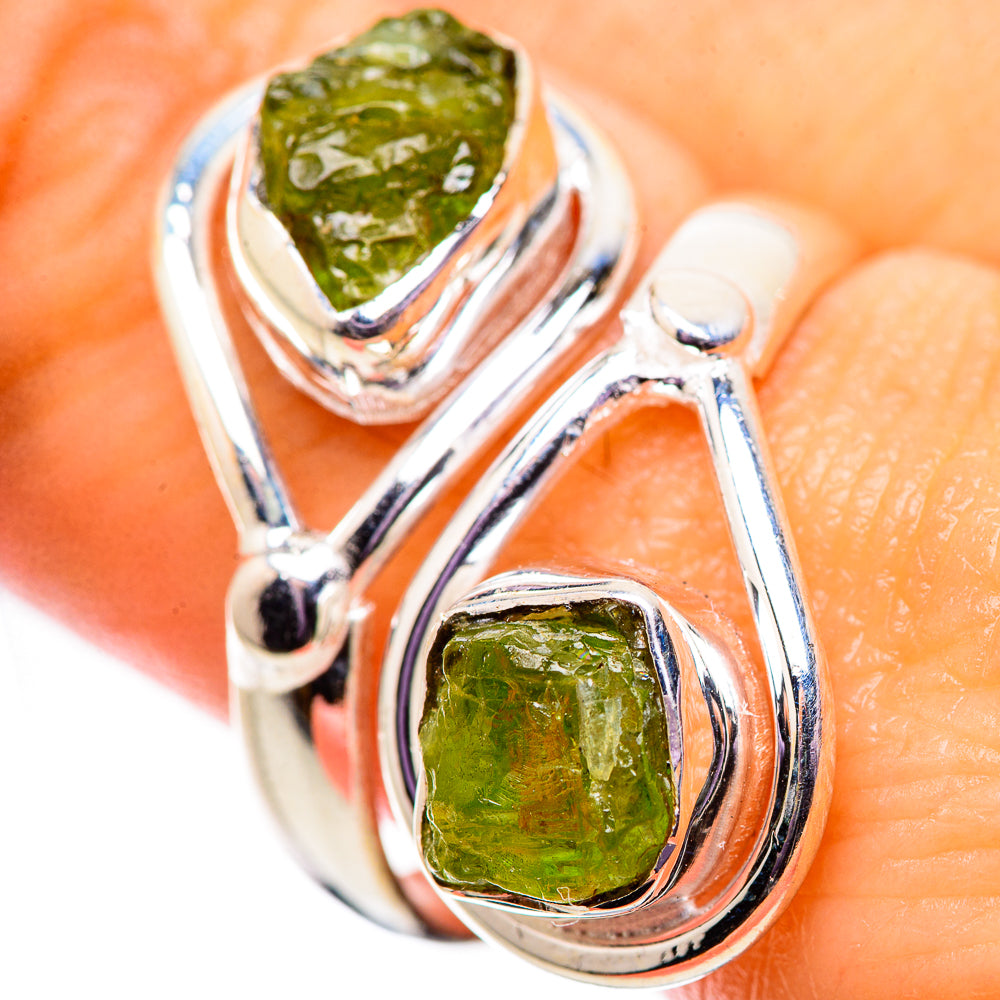 Peridot Rings handcrafted by Anasilvercos - RING134021