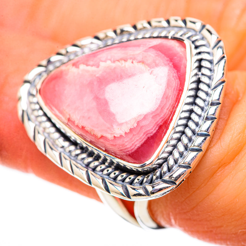 Rhodochrosite Rings handcrafted by Anasilvercos - RING134028