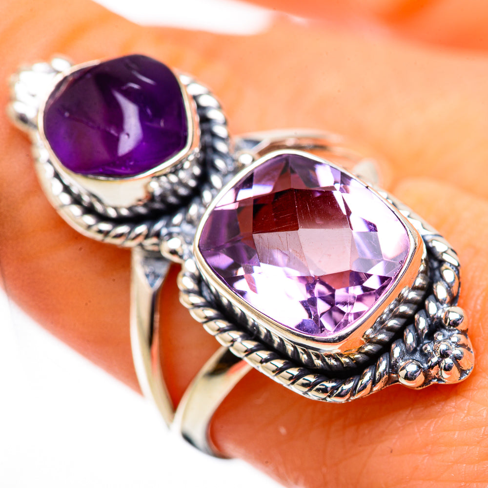 Amethyst Rings handcrafted by Anasilvercos - RING134031