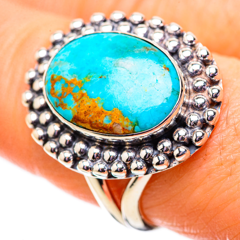 Chrysocolla Rings handcrafted by Anasilvercos - RING134070