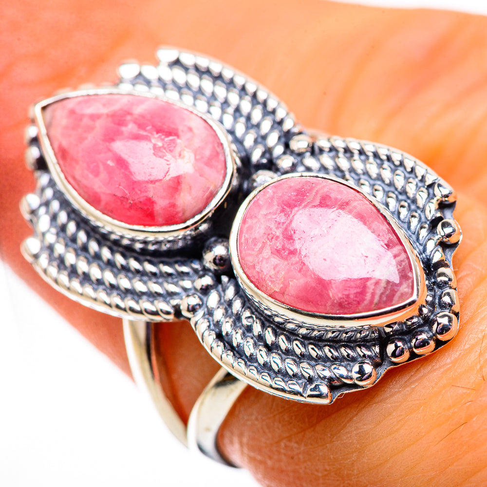 Rhodochrosite Rings handcrafted by Anasilvercos - RING134103