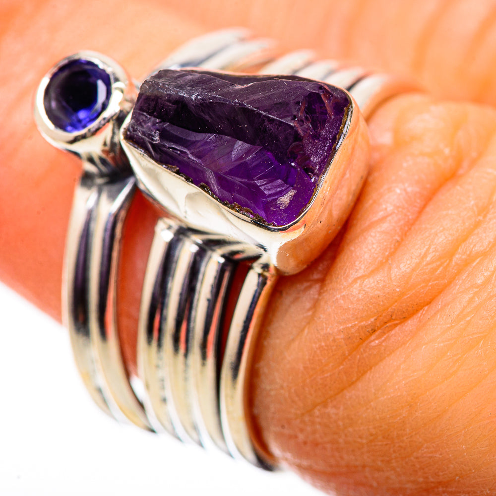 Amethyst Rings handcrafted by Anasilvercos - RING134106