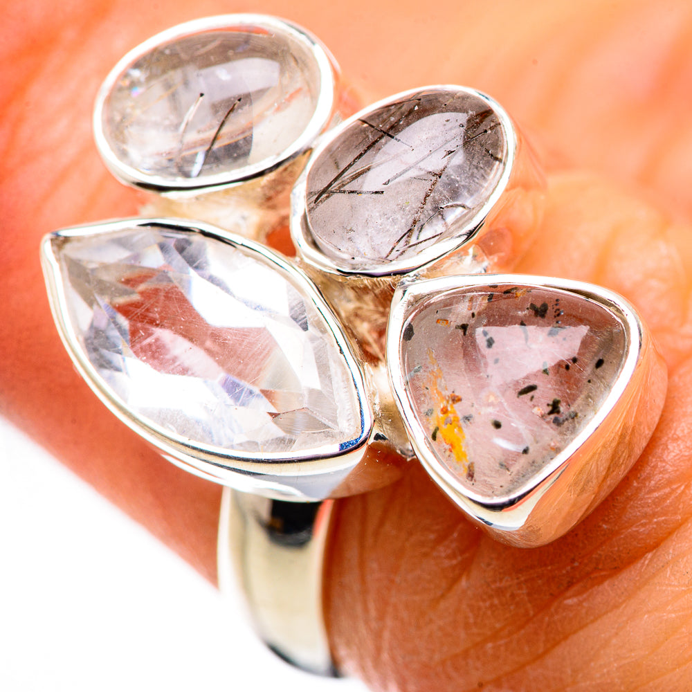 White Quartz Rings handcrafted by Anasilvercos - RING134109
