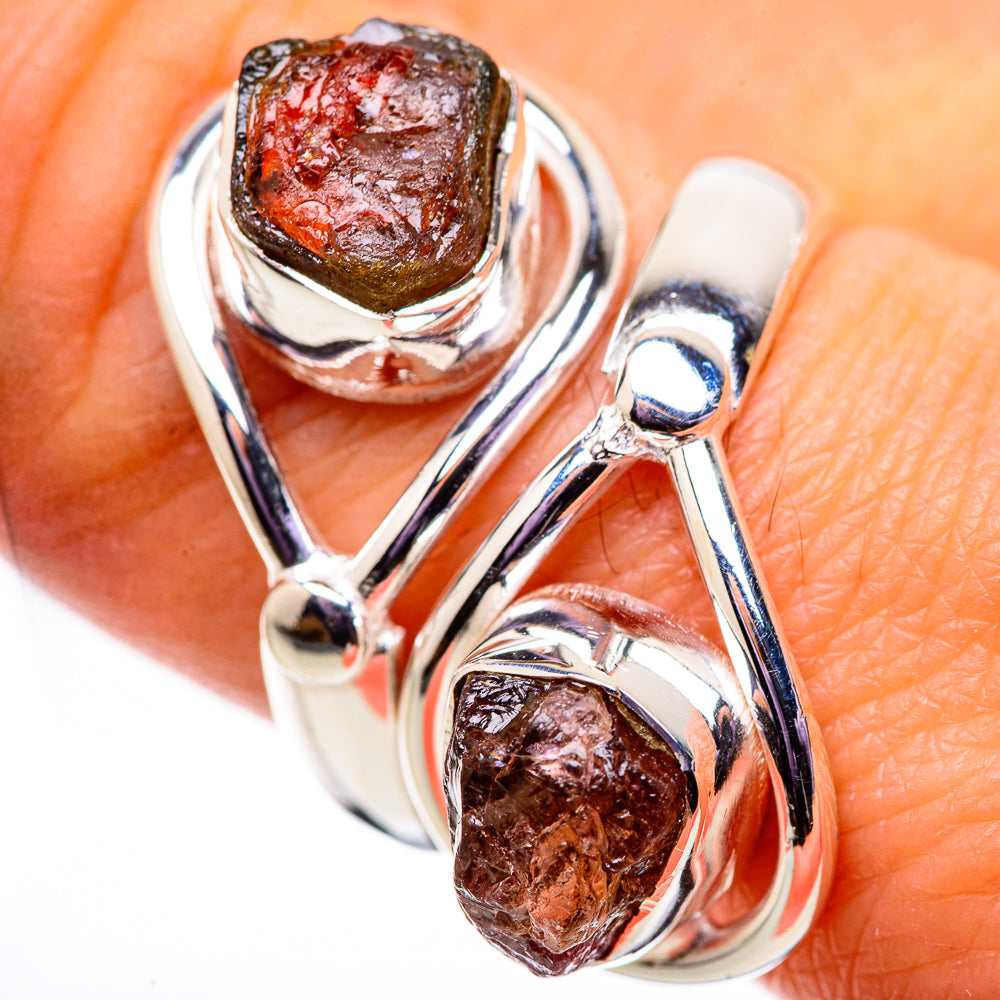 Watermelon Tourmaline Rings handcrafted by Anasilvercos - RING134111