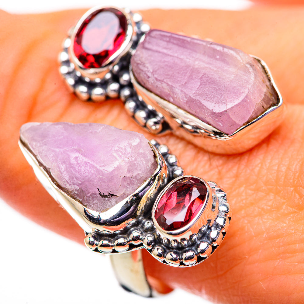 Kunzite Rings handcrafted by Anasilvercos - RING134131