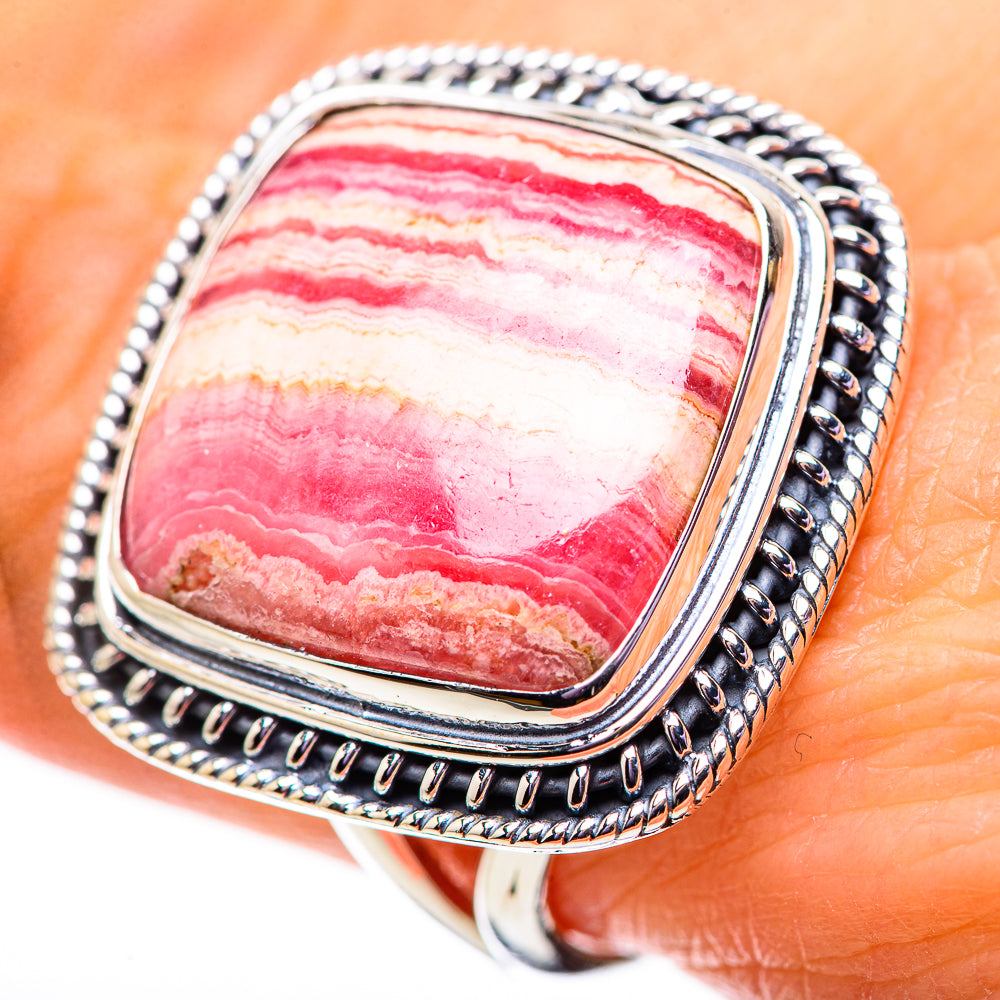Rhodochrosite Rings handcrafted by Anasilvercos - RING134150