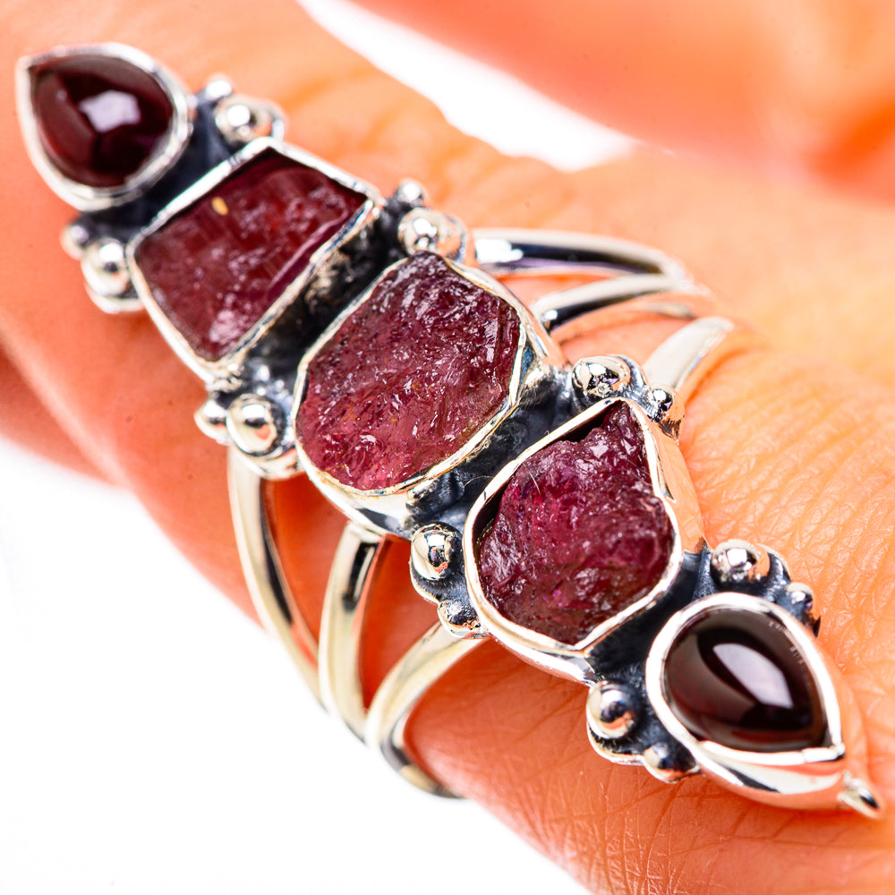 Pink Tourmaline Rings handcrafted by Anasilvercos - RING134151