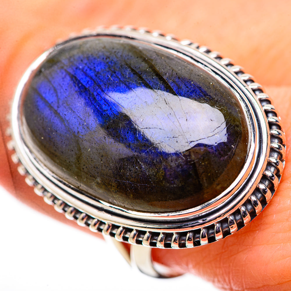 Labradorite Rings handcrafted by Anasilvercos - RING134159