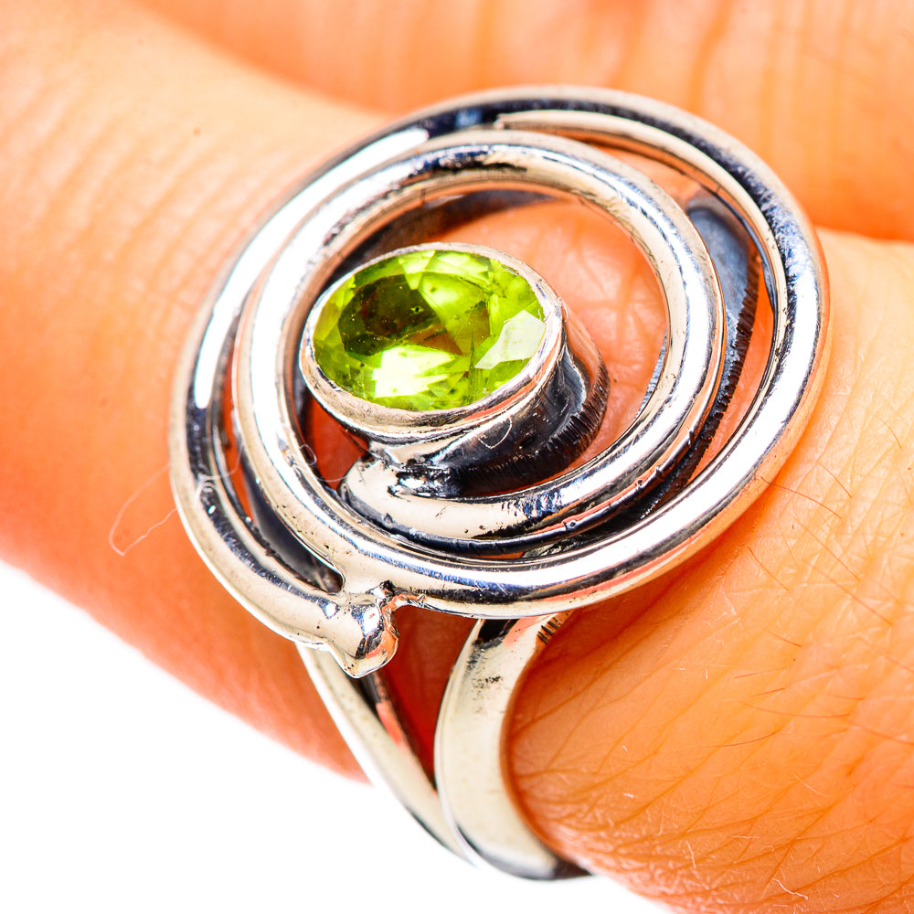 Peridot Rings handcrafted by Anasilvercos - RING134168