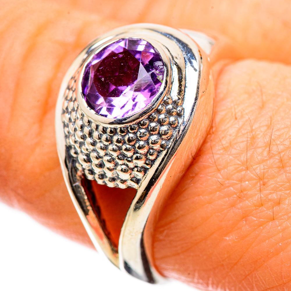 Amethyst Rings handcrafted by Anasilvercos - RING134217