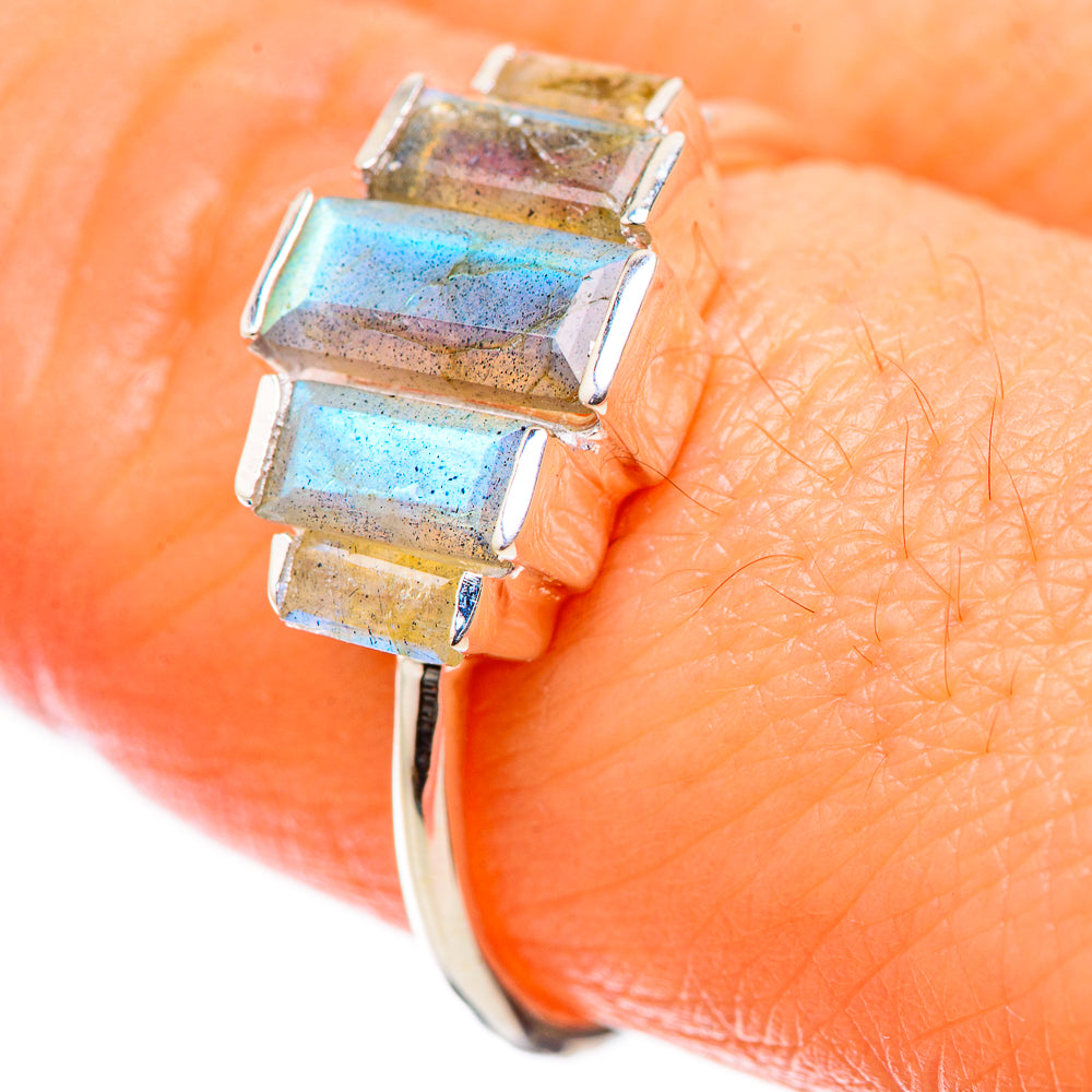 Labradorite Rings handcrafted by Anasilvercos - RING134224