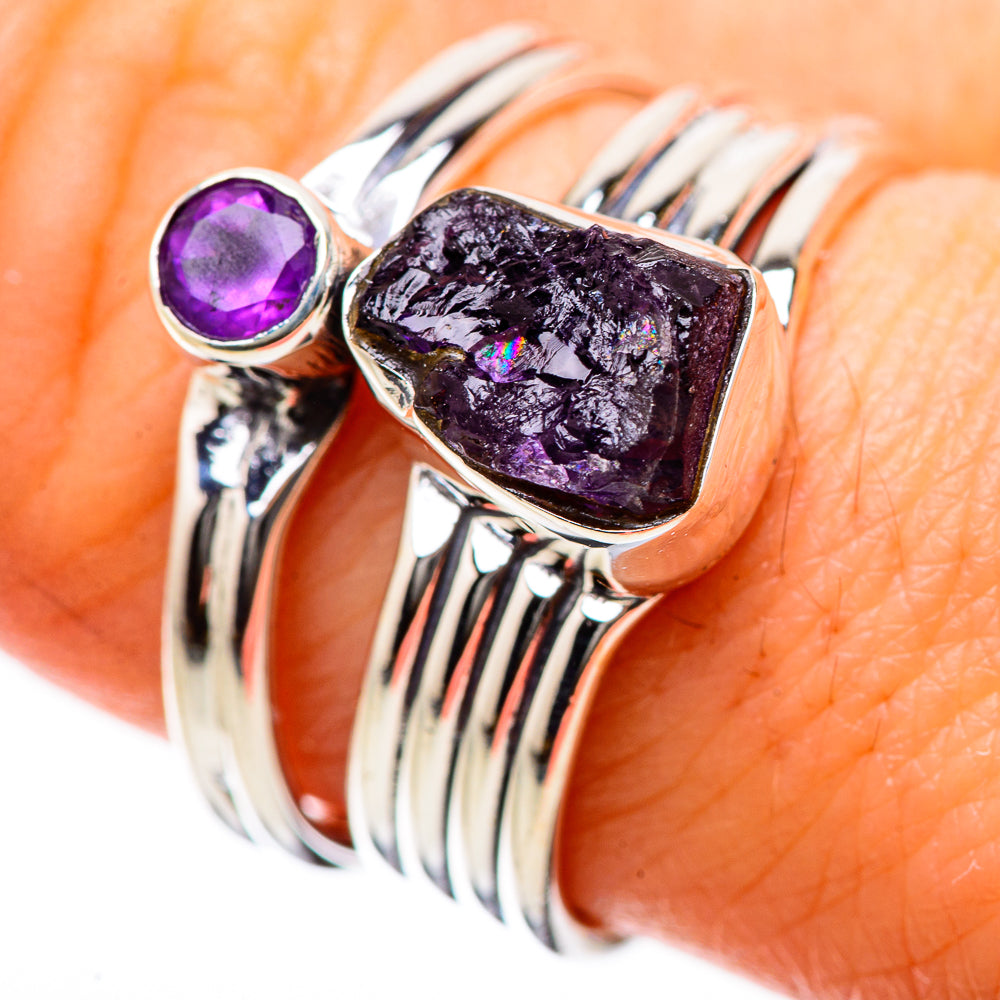 Amethyst Rings handcrafted by Anasilvercos - RING134235