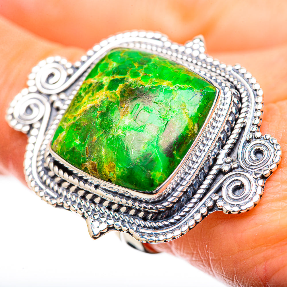 Variscite Rings handcrafted by Anasilvercos - RING134288